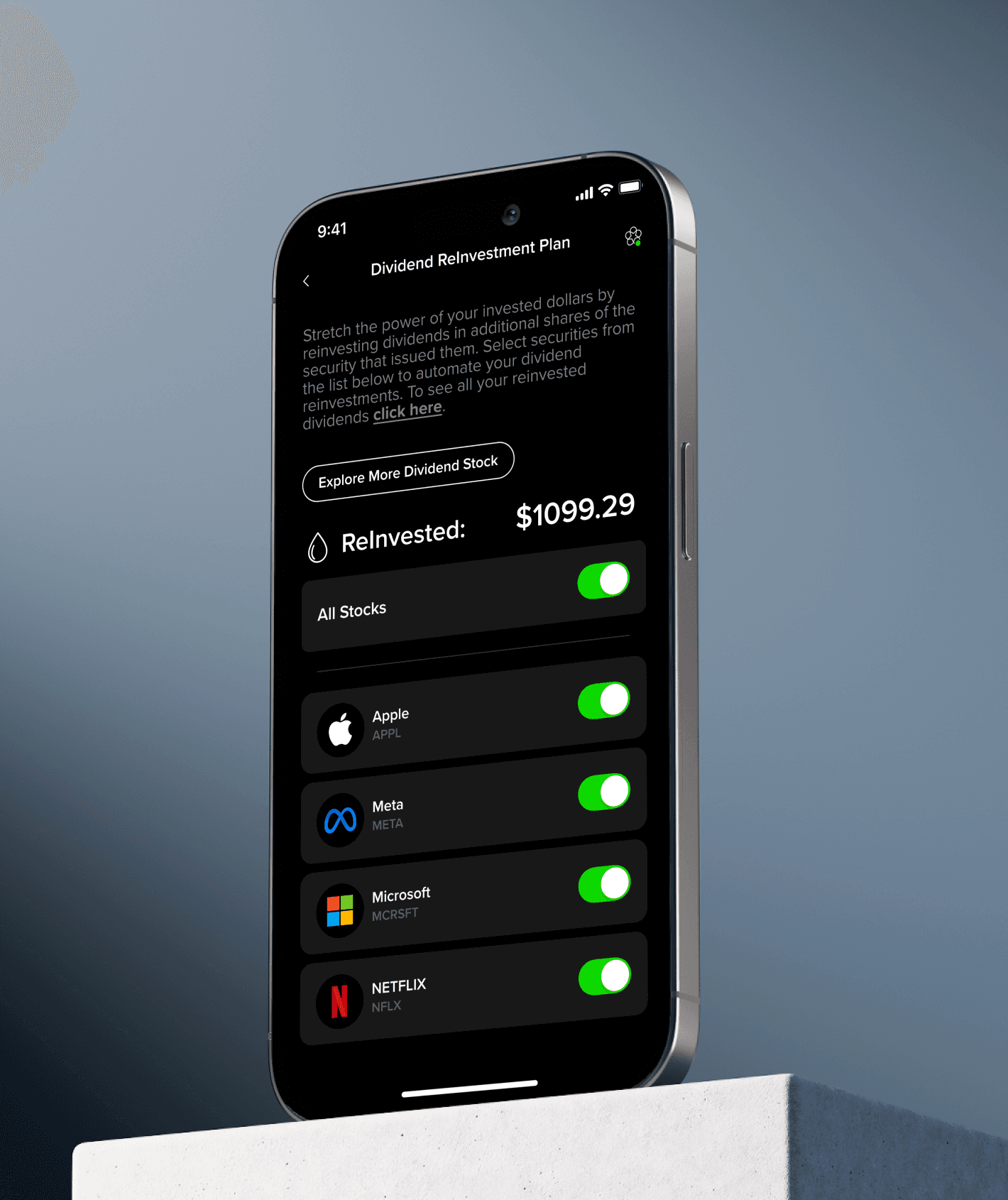 Dividend Reinvestment Plan