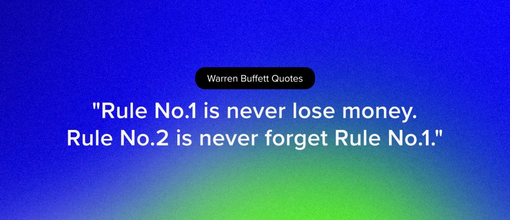 Warren Buffett Quotes in Investment