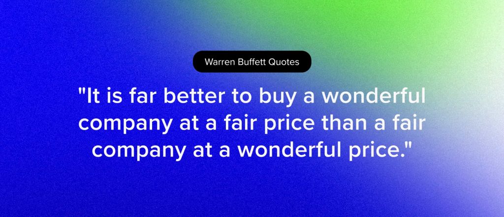 Warren Buffett Quotes in Investment